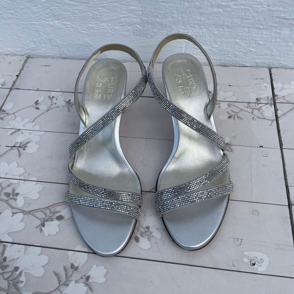 Naturalizer Metallic Strappy Heels